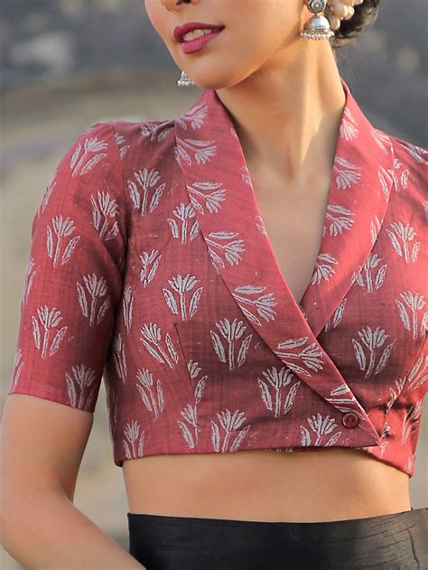 cleavage blouse designs|Cleavage Blouse